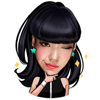 美女很可愛的表情9
