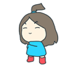 美女閉眼的表情圖片6