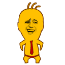 簡單可愛表情小人物的簡筆畫6