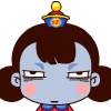 抖音美女扭曲的表情頭像1