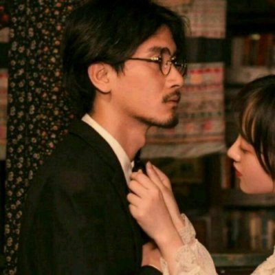 扣扣頭像女白襯衫與貓7